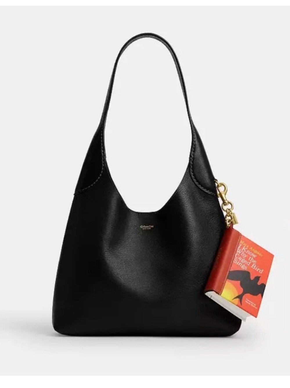 Coach Book Bag Charm I Know Why The Caged Bird Sings By Maya Angelou NWT - Picture 4 of 5